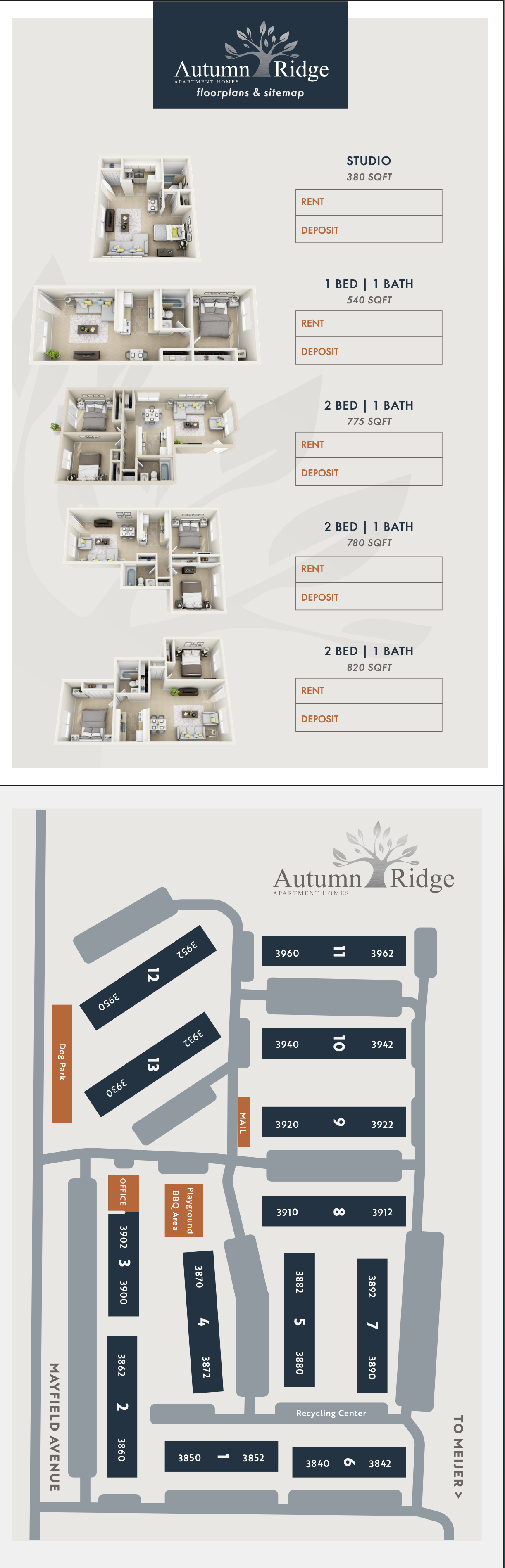 AR Floorplan Sitemap