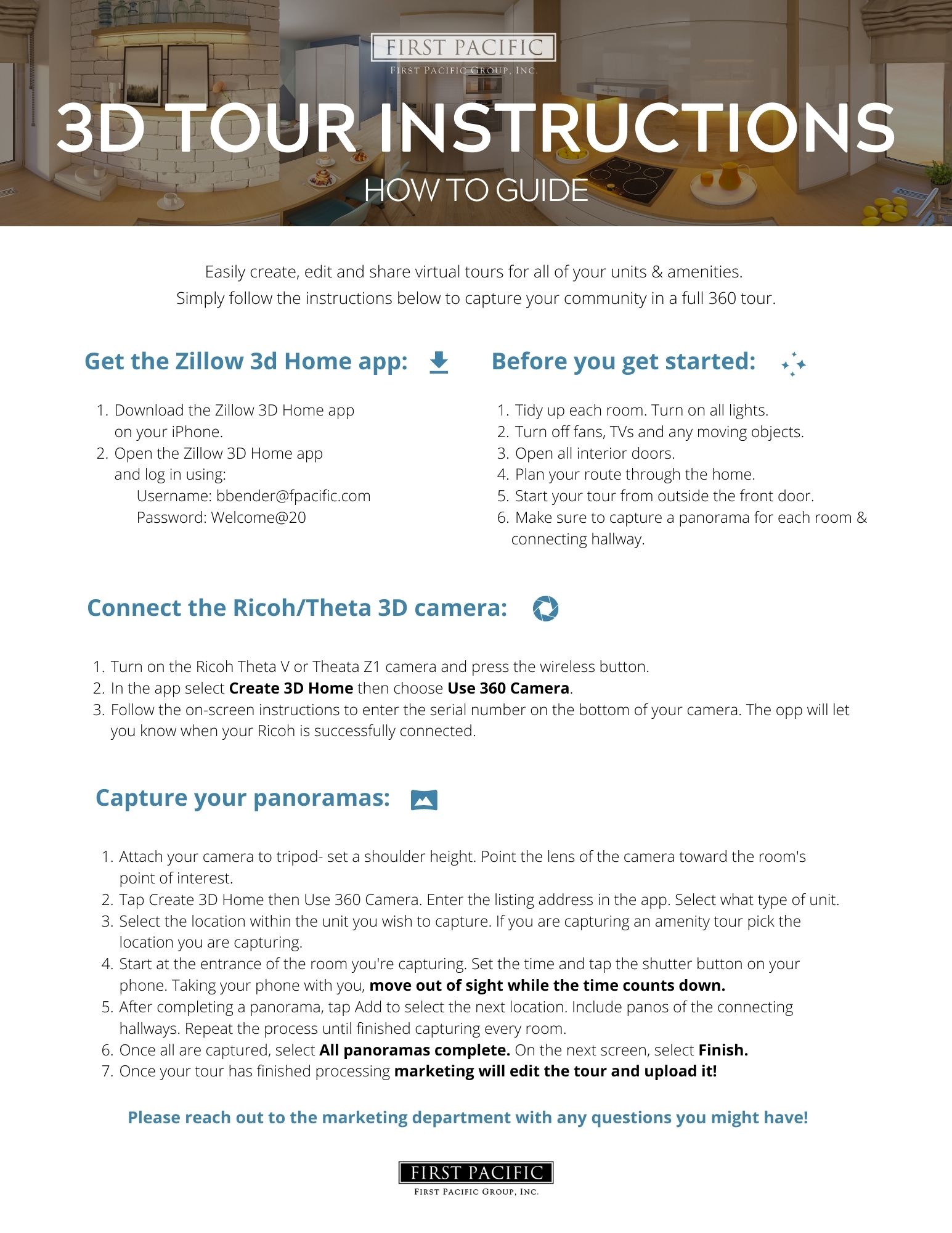 Zillow 3D Tours – How To